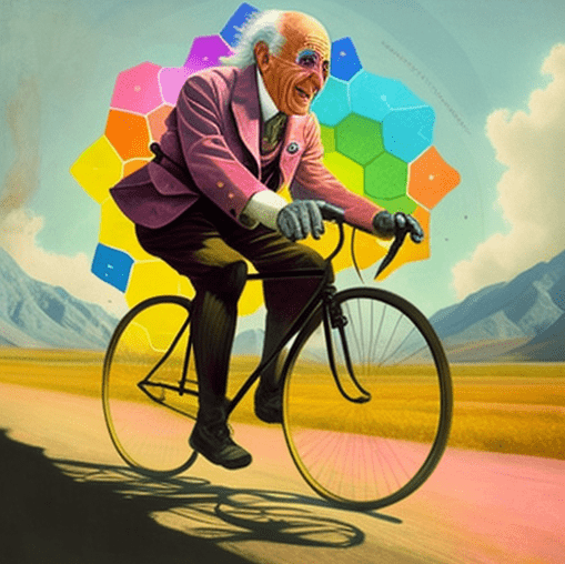 Bicycle day when Albert Hoffmann used psychedelics for the first time