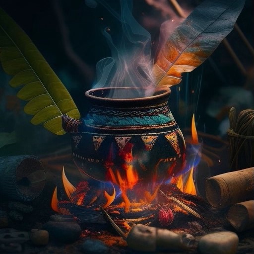 The ayahuasca brew used in history as a consciousness technology