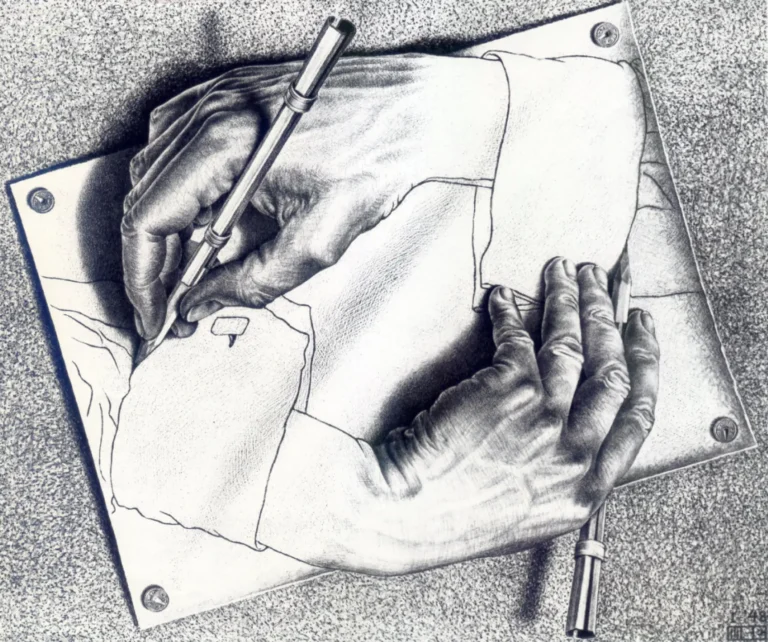 disegno strabiliante di Escher