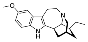 chemical strucute of ibogane
