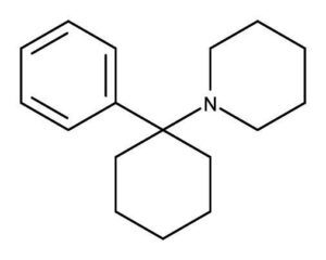 chemical strucute of pcp