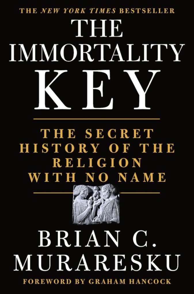 book cover the immortality key brian muraresku