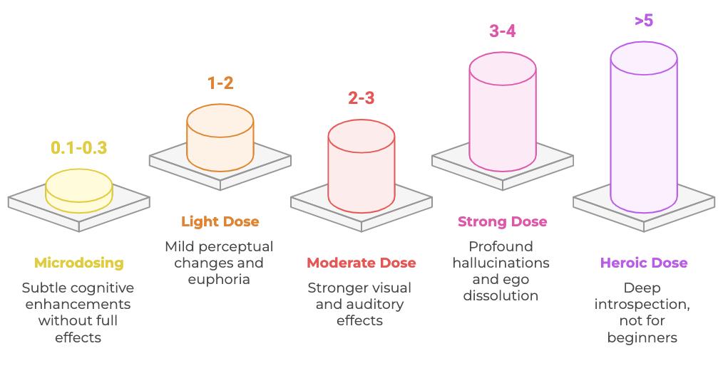 Dosering Guidelines for Psilocybin sopp