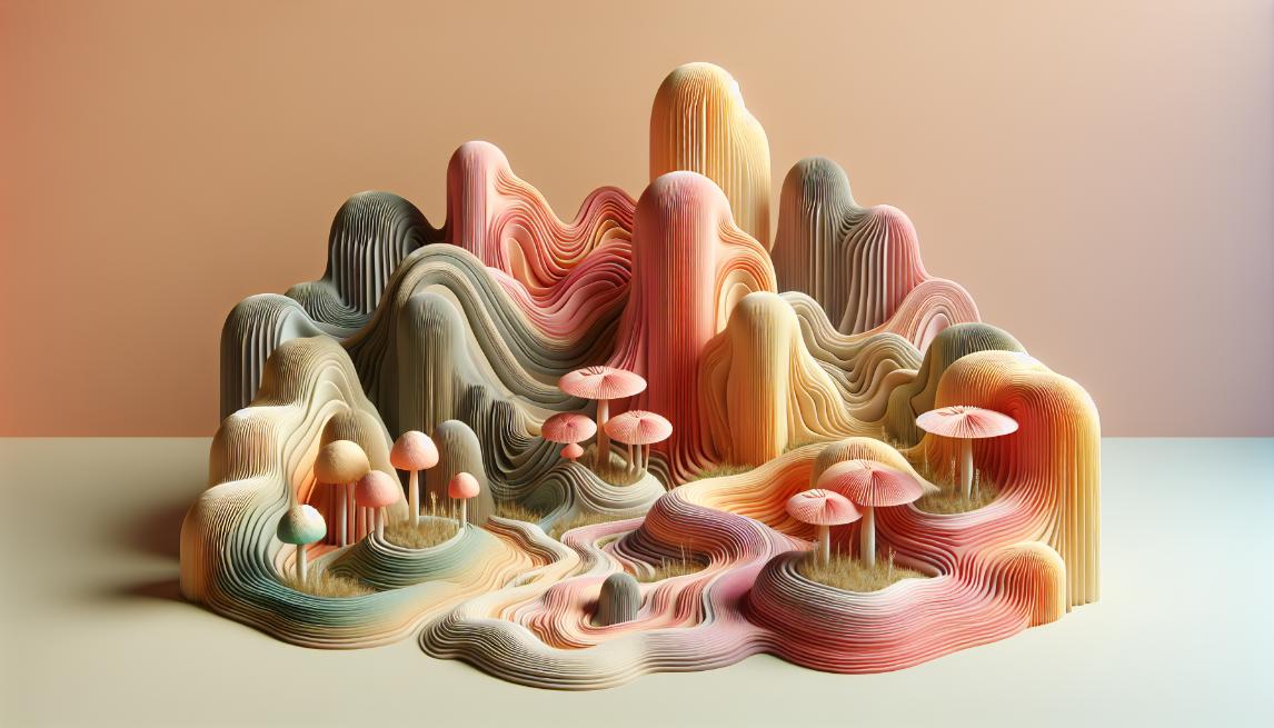 Representation of psilocybin mushrooms for article on the legal status